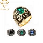 Male Silver Graduation Customized Class Rings