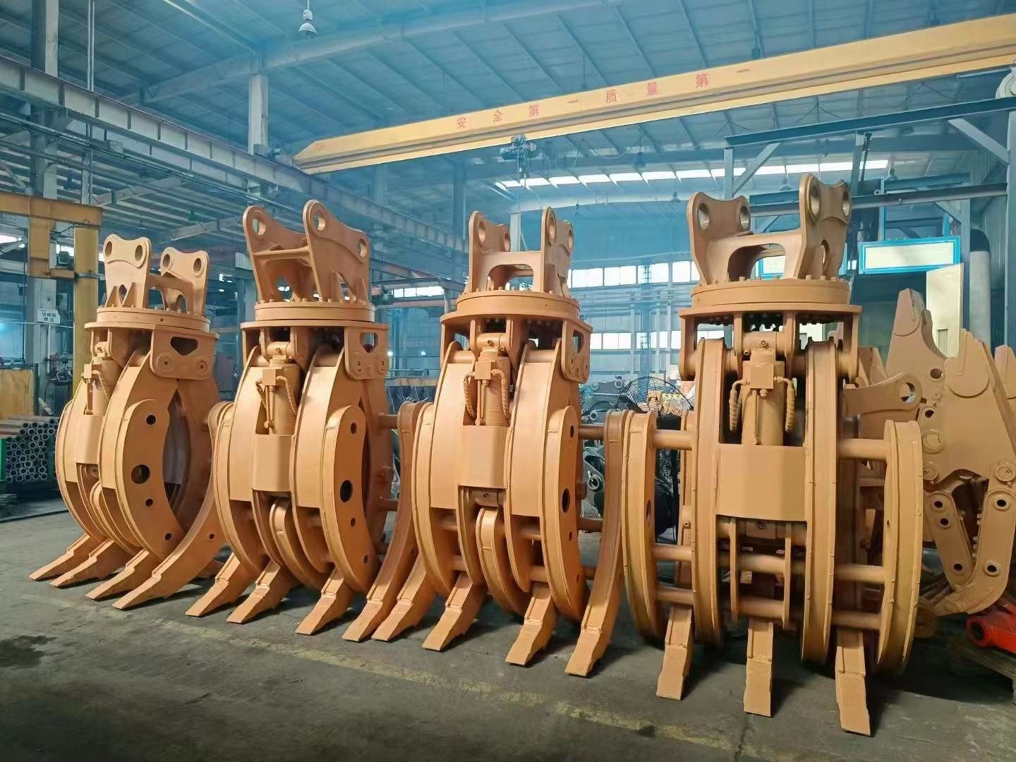 Wood Rotating Hydraulic Log Grapple For 4 Ton 6 Ton Excavator