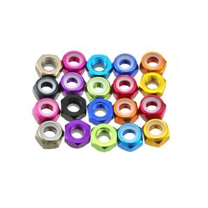 Zinc Plated Metric M5 Aluminum Flange Lock Nut For FPV Drone