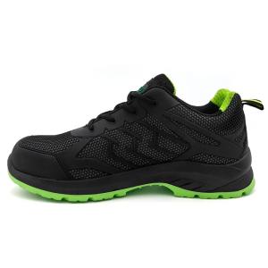 China KPU Black Mesh Boots Industrial Breathable Steel Toe Sneakers S3 factory