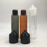 Customized Childproof Transparent E Liquid Bottle / Liquid Dropper Bottles with