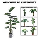 Monstera Artificial Green Plant Hall Living Room Bonsai Landscape wind