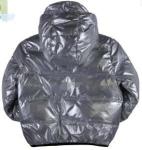 Winter Kids Lightweight Down Jacket , Plain Dyed Hooded Waterproof Puffer Coat