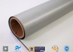 China Thermal Insulation Alkali Free Fiberglass Fabric Coated With Silicone Rubber factory