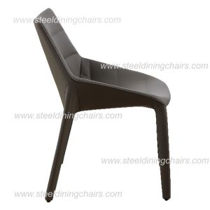 Removable Cover Injected Sponge 82CM 60CM Stainless Steel Dining Chairs