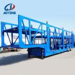 8 Units SUVs Carrier Semi Trailer Tri Axle Car Vehicle Transport Semi Truck