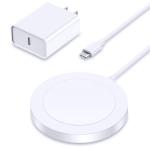 Fast Charging Cable Included Mag-Safe iPhone Magnetic Charging Pad for Wireless