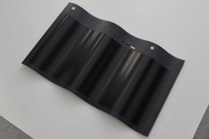 China Photovoltaic Generating Curved Solar Roof Tiles Thin Film Glass BIPV Solar Shingles factory