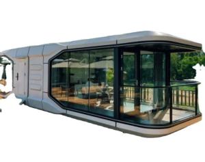 China Hotel Pod Hurricane Proof Prefab Capsule Speed Dome House In Mid-Century factory