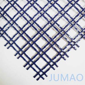 China 2x4 Decorative Double Wire Architectural Mesh Panels For Cabinets factory