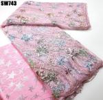 Gold Sequins Lace Fabric Ideal for Wedding Dress and Bridal Gowns in European