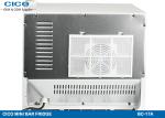 Dual Temp Small Table Top Fridge Freezer Fashionable Appearance