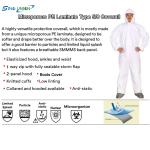 OEM EN13485 Type 6 Ppe Kit Chemical Disposable Coverall Waterproof
