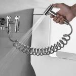 Highest Quality Best Selling Light Grey 304 Handheld Toilet Spray