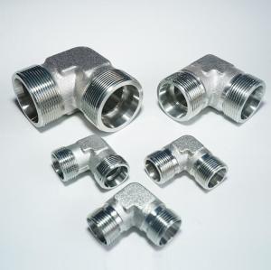 China Galvanized Sheet 90 Degree Elbow Jic Carbon Steel Fittings 1c9 Swivels Hydraulic Joint Stainless Fittings Hydraulics factory