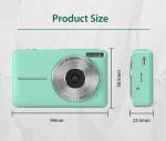 FHD 1080P 44MP 2.4" Vlogging Small Digital Video Camera Anti Shake Rechargeable