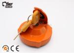 YNF02219 Casting Iron Excavator Engine Parts Diesel Fuel Tank Cover Orange Color