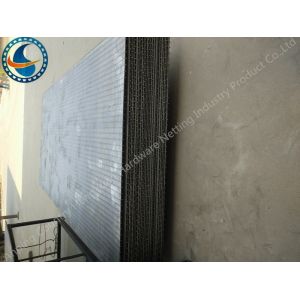 Flat Panel Slotted Wedge Wire Screen Panels Multi Functional OEM / ODM