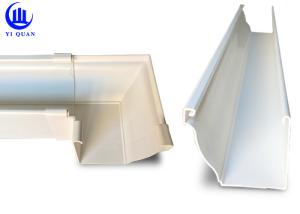 China Long life span PVC Rain Gutter sink For Villa eave roof water collecting factory