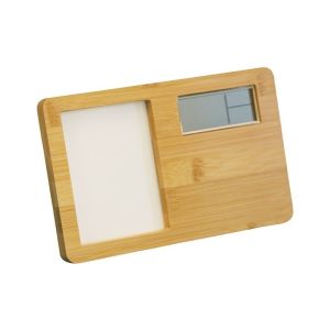 DIY Blank Desktop Sublimation Wooden Photo Frame Digital Clock