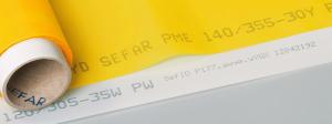 China Printing Swiss racing SEFAR mesh original authentic silk screen mesh white/ yellow factory