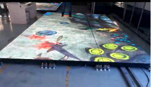 China P5 Indoor Led Dance Floor Hire 40000dots/㎡ Resolution SMD 2727 Lamp factory