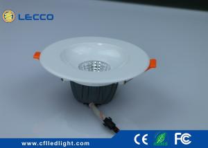 China LED Recessed Downlight Die Cast Aluminum Frame COB 3W 100 LM / W 2700K - 6400K factory