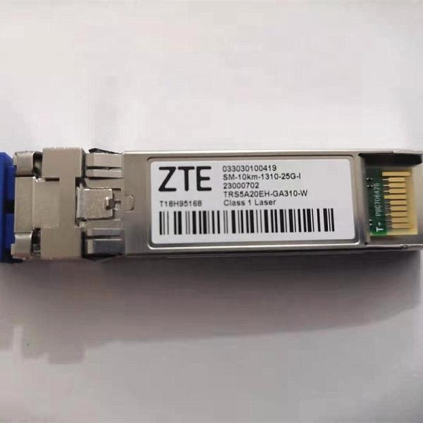 ZTE SM 10KM 1310 25G I 23000702 TRS5A20EH GA310 W 033030100419 ZXONE 5800 SFP-1