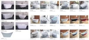 China Circular Shape Solid Surface Stone Bathtub Freestanding Tub ABS Material factory