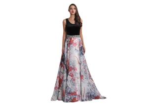 China Beautiful Sleeveless Elegant European Style Evening Dresses For Banquet factory