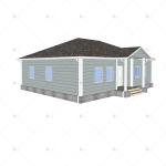 Heya-3B03-B Low-cost prefabricated 3-room sandwich house in China