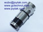 F male compression connector coaxial connector waterproof for CATV RG6 coaxial