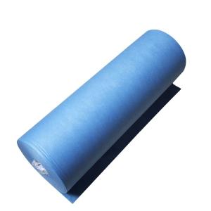 China Blue Polypropylene Spunbond Nonwoven Fabric / Spun Bonded Polypropylene Fabric factory