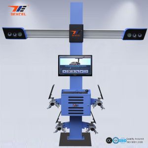 T32 3D Car Wheel Alignment  Balancing Machine With Width Gauge LED Monitor CE Approve