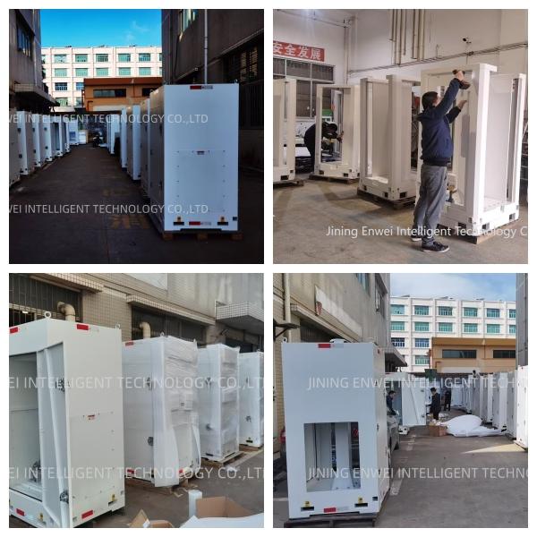 Portable Security CCTV Tower Cube Surveillance Unit With 360° PTZ Camera For Sporting Events