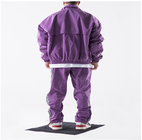 Fashion Spring Summer Mens Sports Tracksuits For Running Zipper Up Style