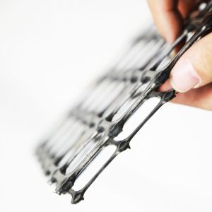 White Black PP Biaxial Geogrid Plastic For Road Construction