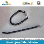 Black Deluxe Coil with Mini Trigger Snap Hot Anti-Theft Belt