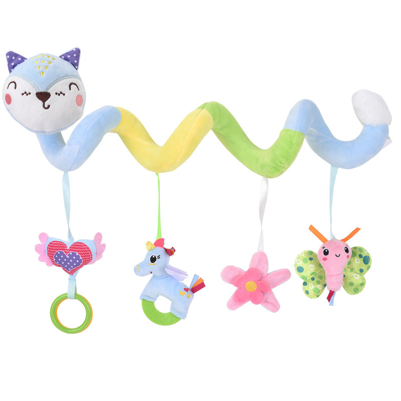 Unisex Bed Hanging Newborn Crib Plush Cart Baby Hand Pushed Lathe Winding And Parts Toy