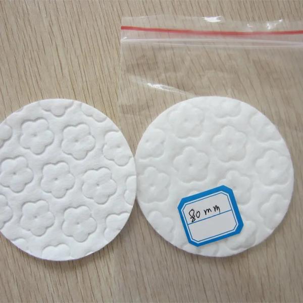 No Stain Reusable Round Cosmetic Cotton Pad Odorless For Makeup Remover