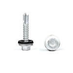 6.3x32 Fluorocarbon Baking Hex Washer Flange Metal Roof Screw with Hex Flange
