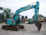 Customized Kobelco Excavator 13 Ton Mitsubishi Engine 0.5m Bucket 1500 Working