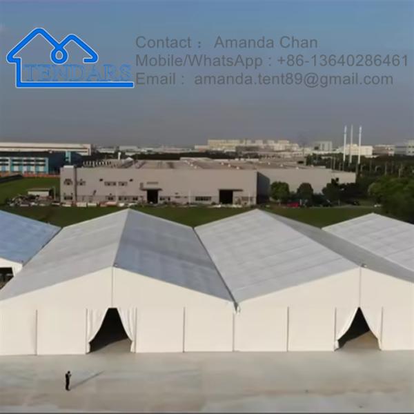 Large Capacity Heavy Duty Alluminum Alloy Warehouse Waterproof Tent For Storage for sale