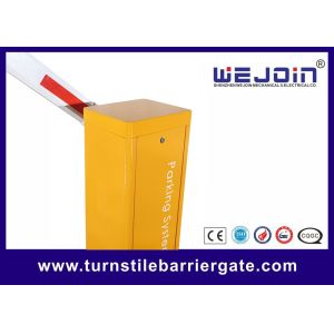China Solar Powered Parking Barrier Gate Servo Motor Wheel Manual Release Auto Closing on sale