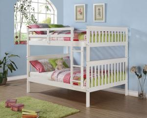 China modern bunk bed pine wood factory