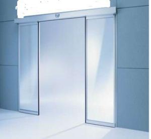 China motorized Commercial Automatic Sliding Doors Slender portal for Office Building factory