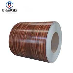 China White Wooden PVDF Printed Prepainted Galvanized Steel Coil Cold Rolled PPGI China factory