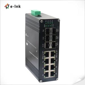 China Industrial L2+ 8-Port 10 / 100 / 1000T 802.3at PoE + 6-Port 1000X SFP Managed Ethernet Switch factory