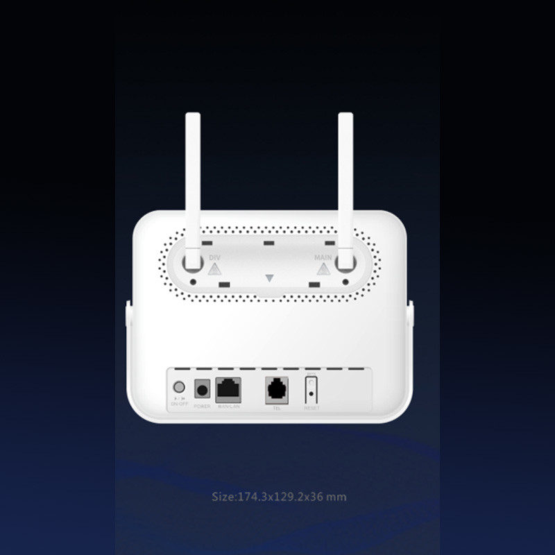 300Mbps Cat6 CPE 4g Router Rj45 Gigabit Port 4g Lte Wifi Router With Sim Slot