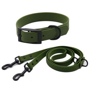 China 30 Ft Dog PVC Leash Waterproof Anti Pull Harness Blue factory
